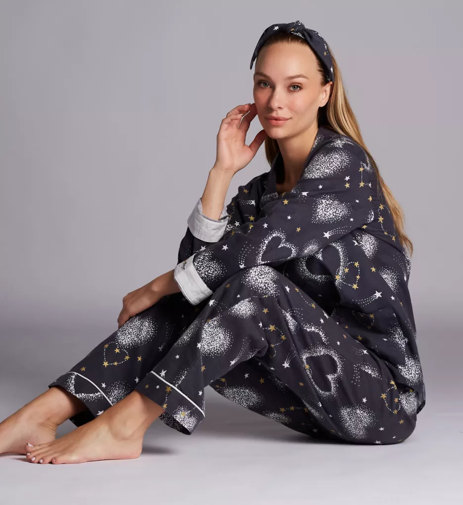 Star Gazer Cotton Flannel 3-Piece PJ Set