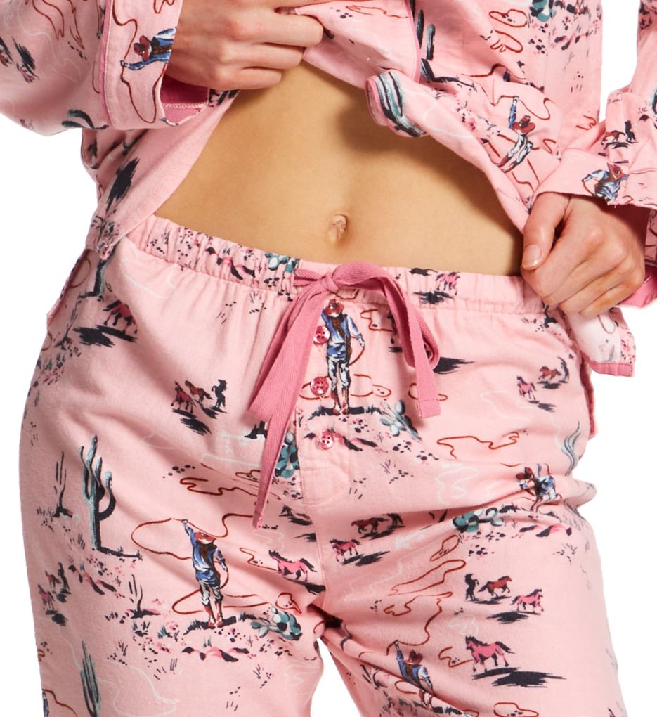 Wild Heart Cotton Flannel PJ Set-cs5