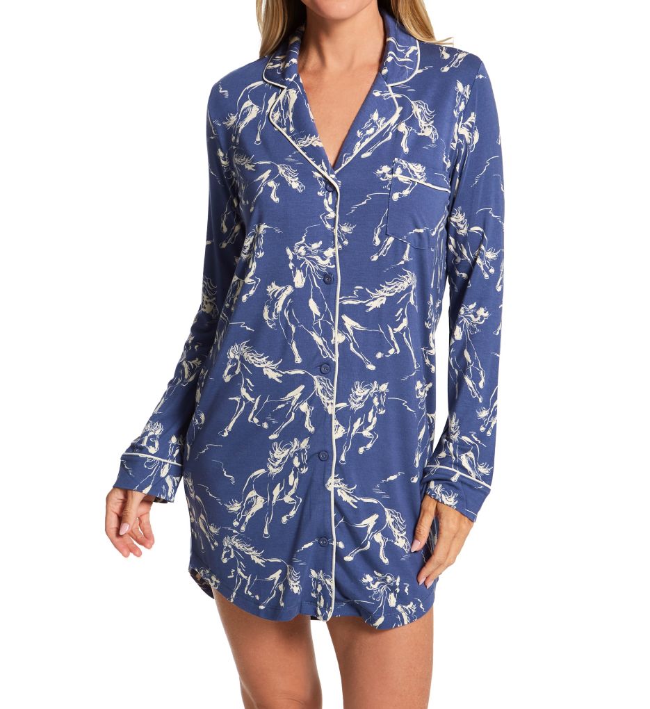 Running Wild Aloe Infused Jersey Sleepshirt-fs