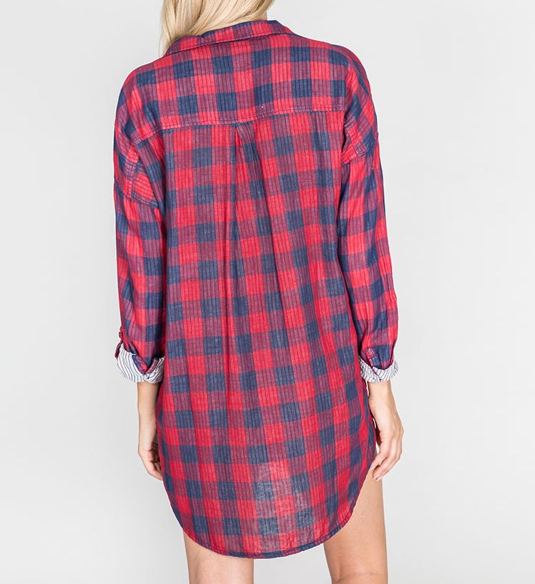 Winter Escape Buffalo Check Sleepshirt-bs