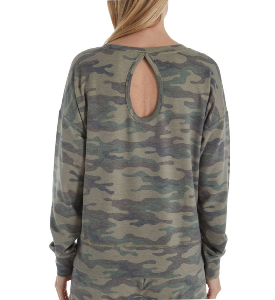 Kind is Cool Camo French Terry Long Sleeve Top