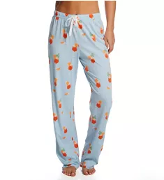 Playful Prints Cocktails Pant Powder Blue XL