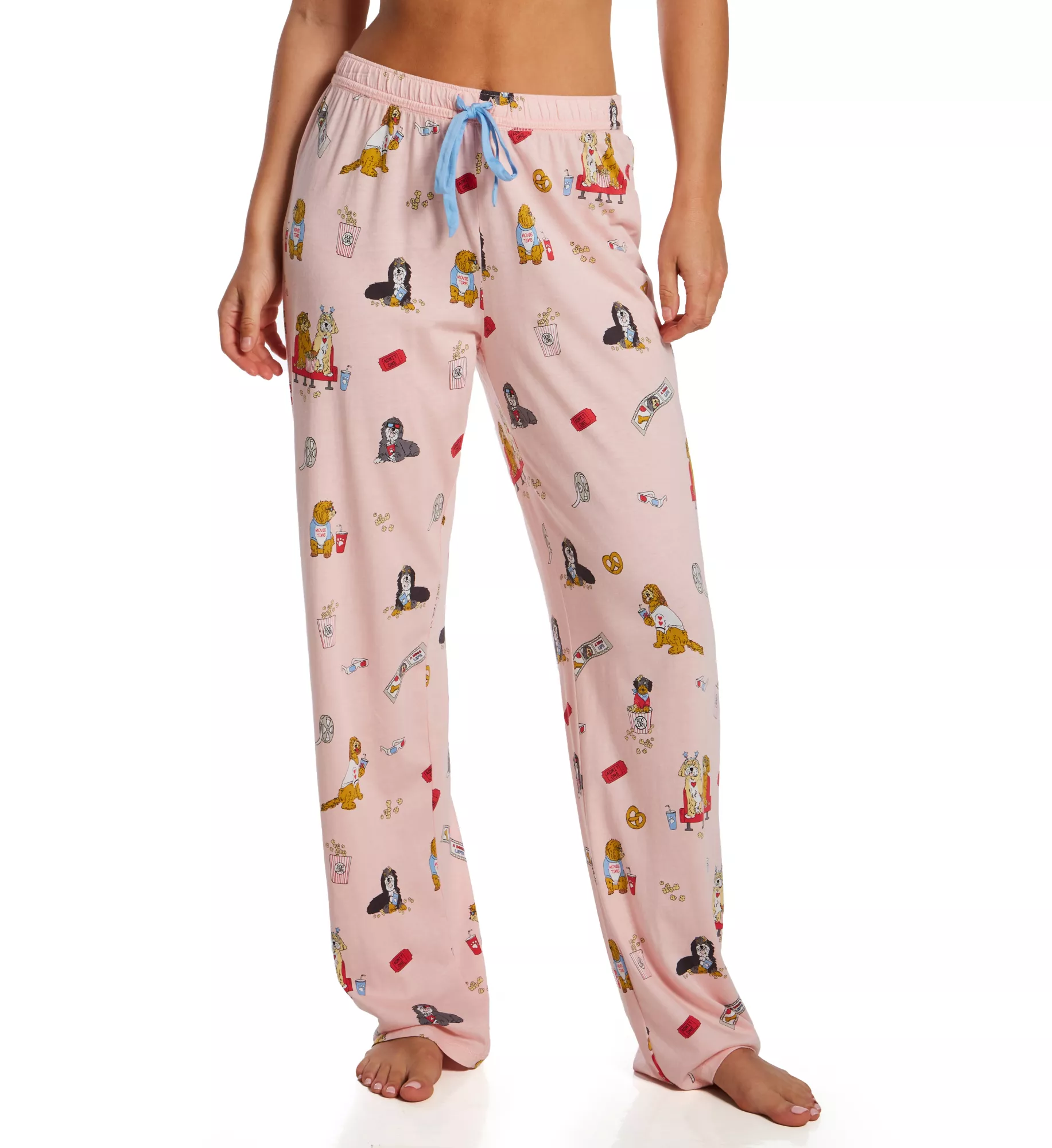 PJ Salvage Playful Prints Love Dogs Short- Blush