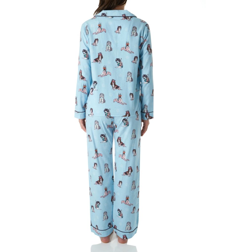 Chelsea Fit Flannels Groovy Dog PJ Set-bs