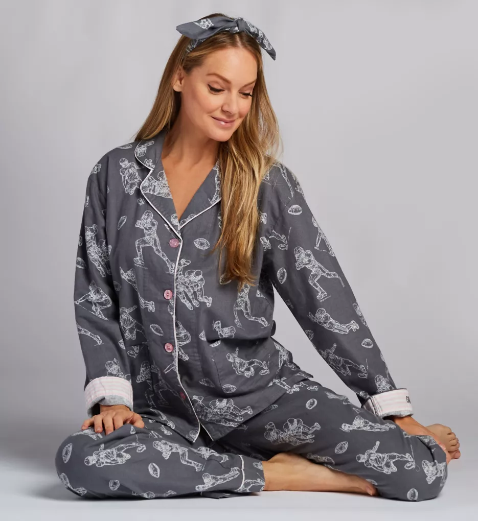 Game Day 3PC Flannel PJ Set