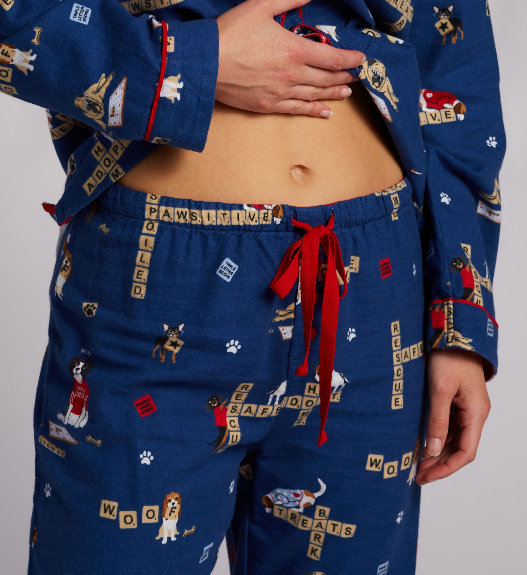 PJ Salvage Paws & Enjoy Life 3PC Flannel PJ Set RPLOPJP - Image 5