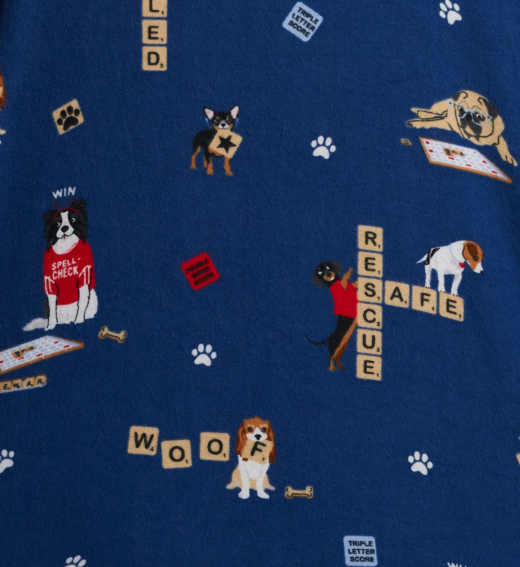 PJ Salvage Paws & Enjoy Life 3PC Flannel PJ Set RPLOPJP - Image 6