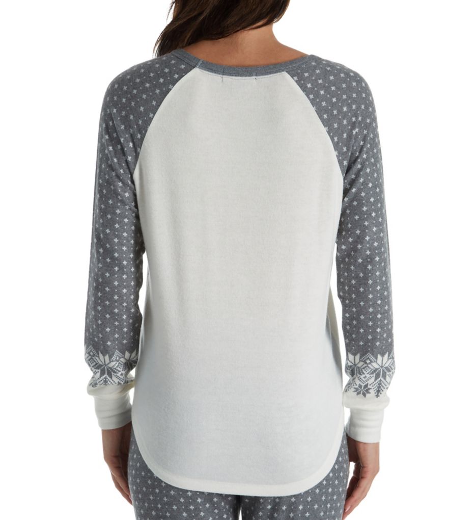 Snowed In Peachy Long Sleeve Top