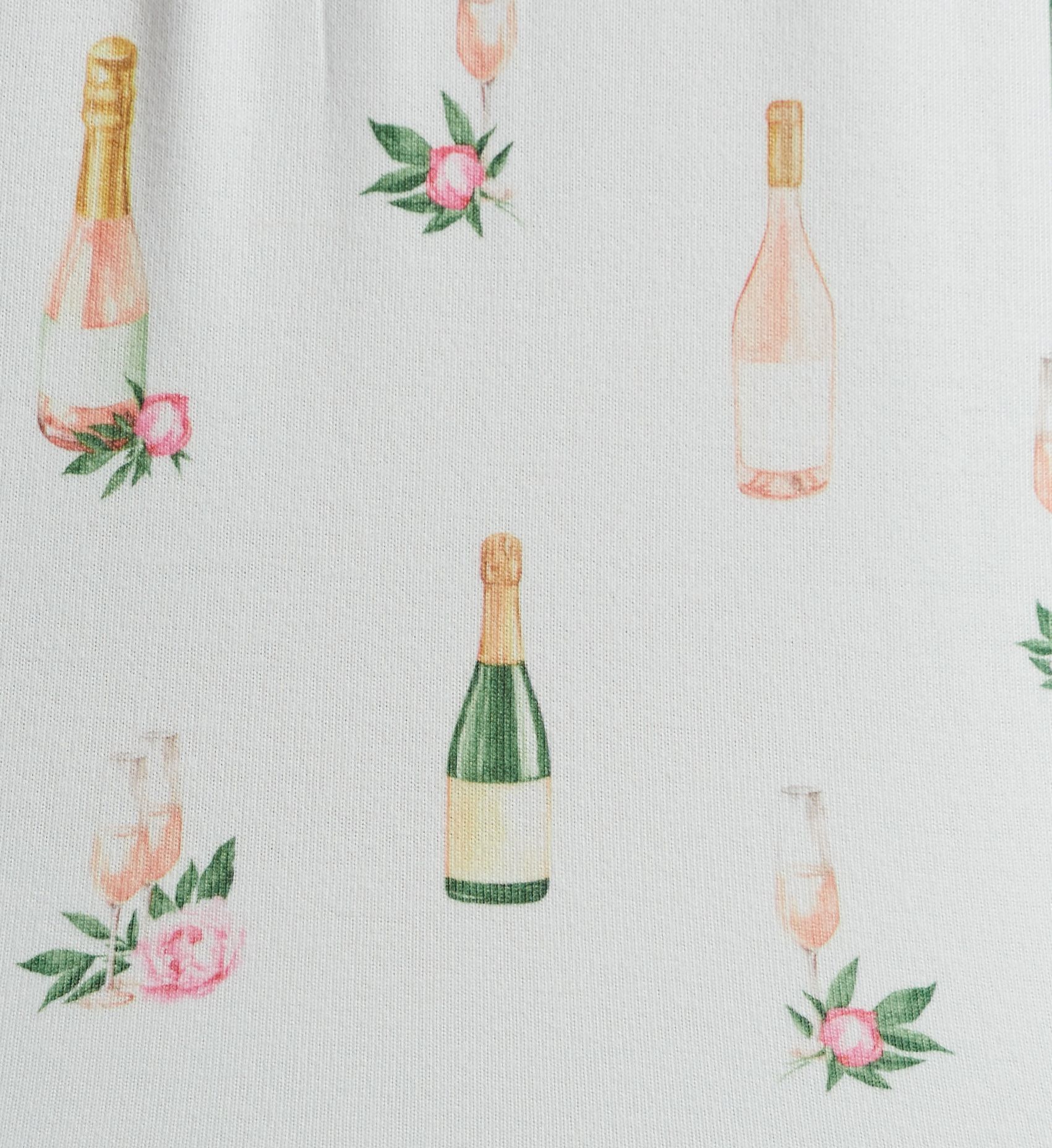 PJ Salvage Wake Me For Champagne Butter Jersey PJ Set RRBOPJ - Image 6