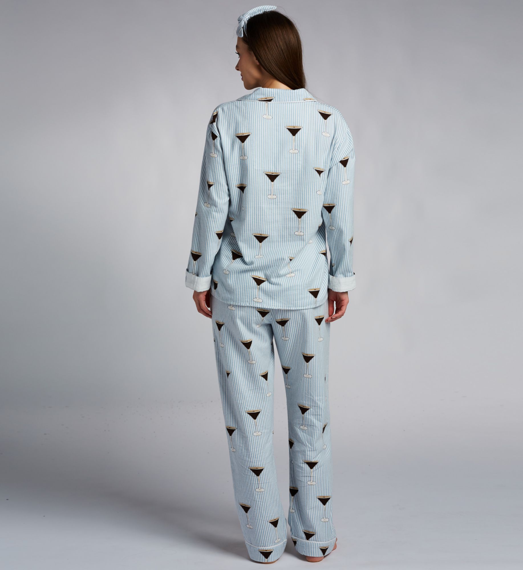 PJ Salvage Espresso Yourself Twill PJ Set RRHNPJ - Image 2