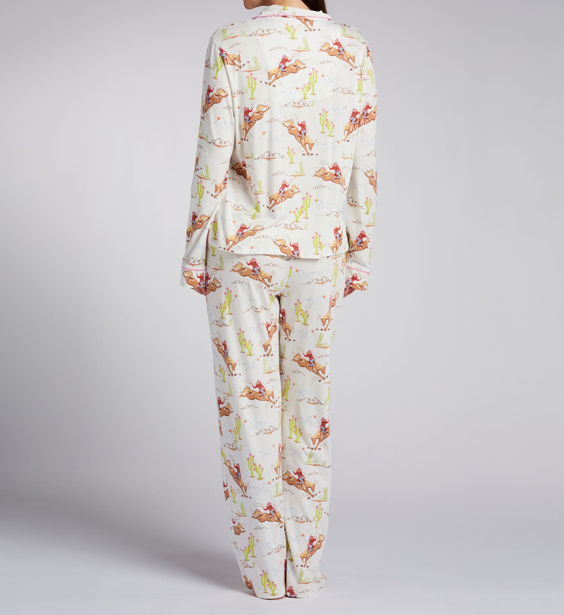 PJ Salvage Cotton Jersey Western PJ Set RSPLST1 - Image 2