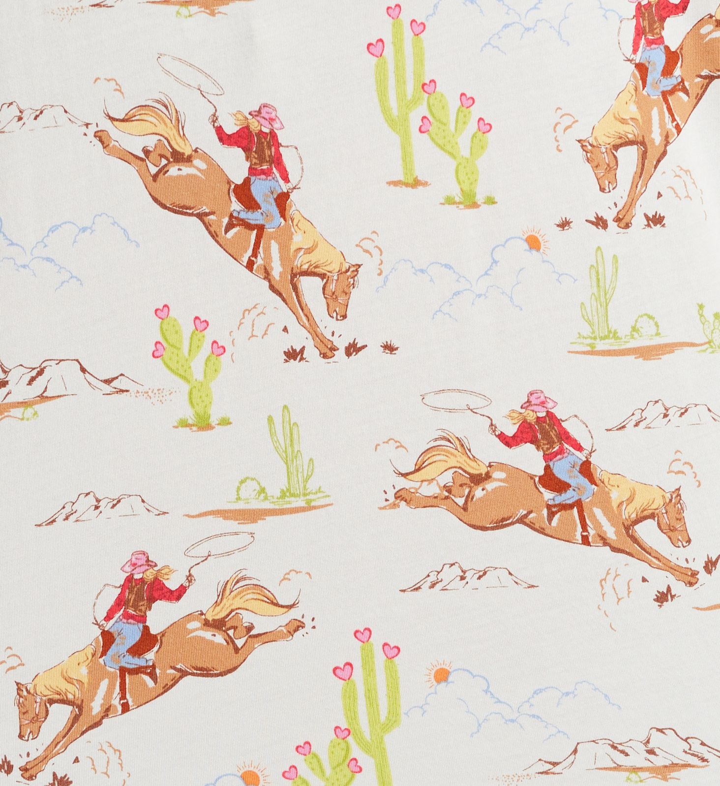 PJ Salvage Cotton Jersey Western PJ Set RSPLST1 - Image 5