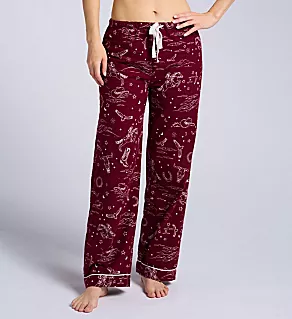 Hold Your Horses Flannel Long PJ Pant Port S