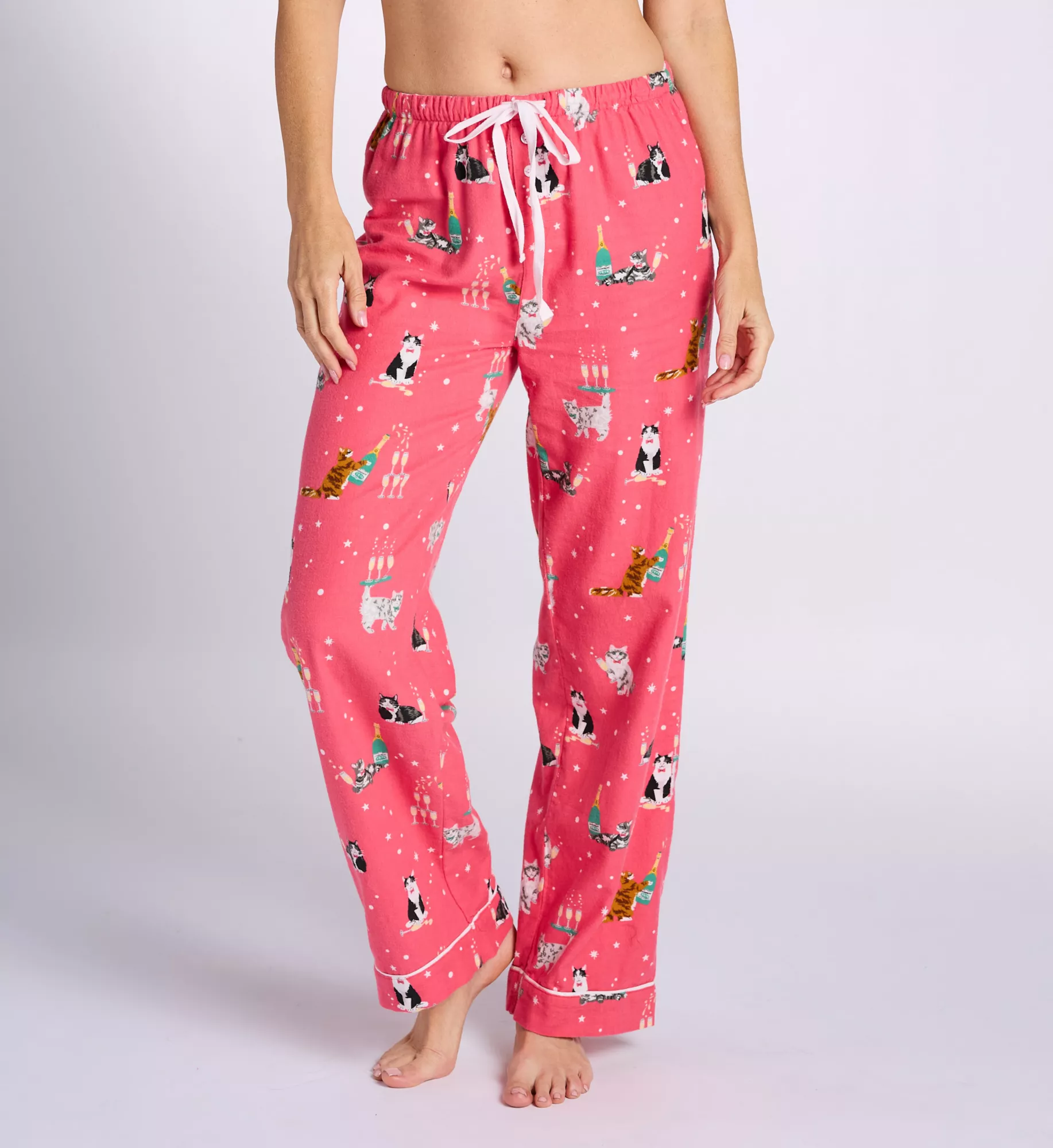 Let's Get Fizzical 3-Piece Flannel PJ Set
