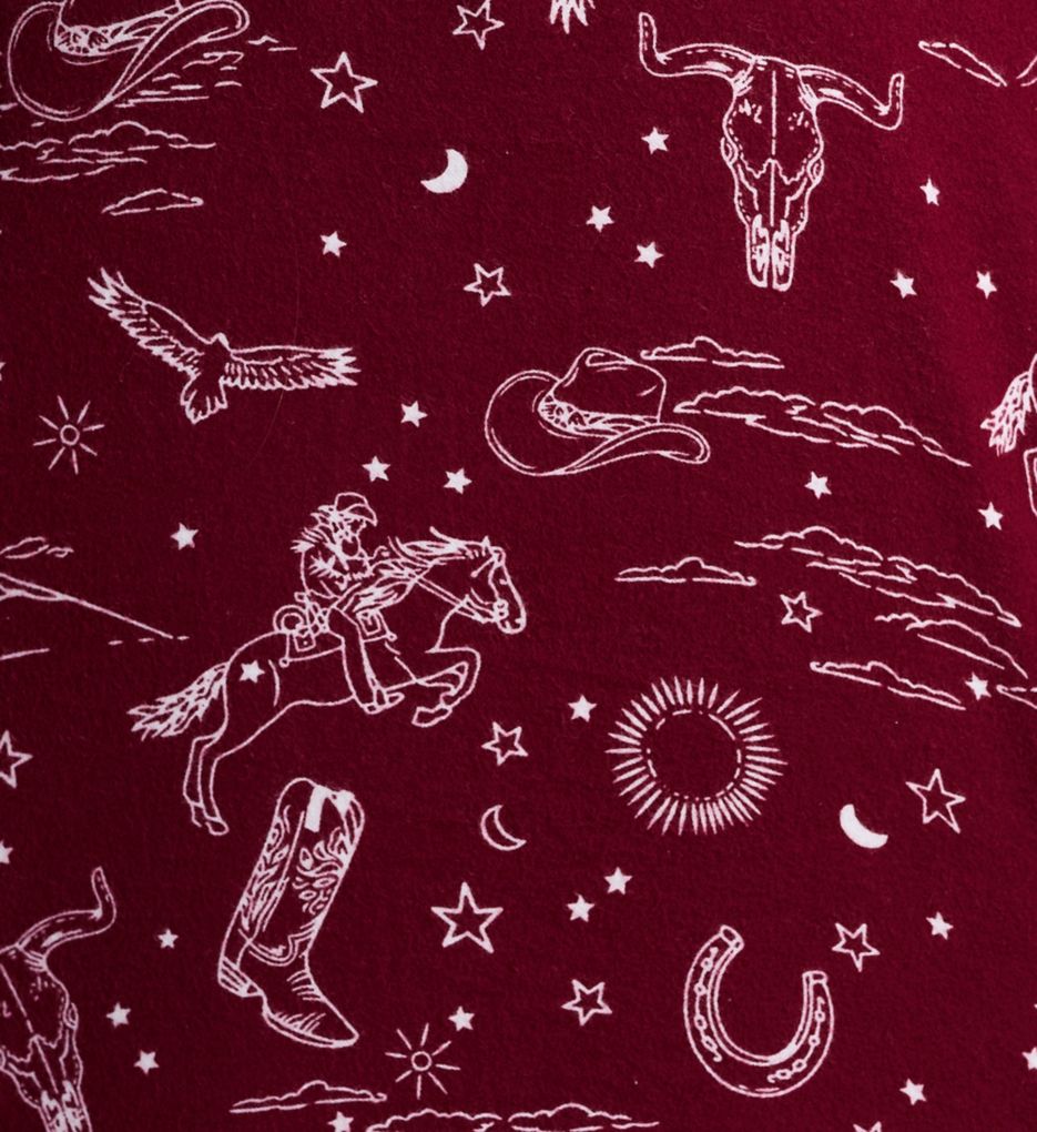 PJ Salvage Hold Your Horses Flannel Long Sleeve Long PJ Set RUFLPJ7 - Image 7