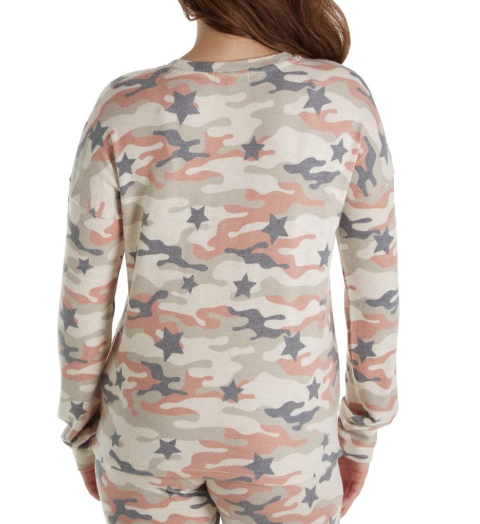 Camo Peachy Long Sleeve Top-bs