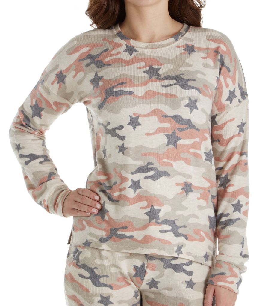 Camo Peachy Long Sleeve Top-fs