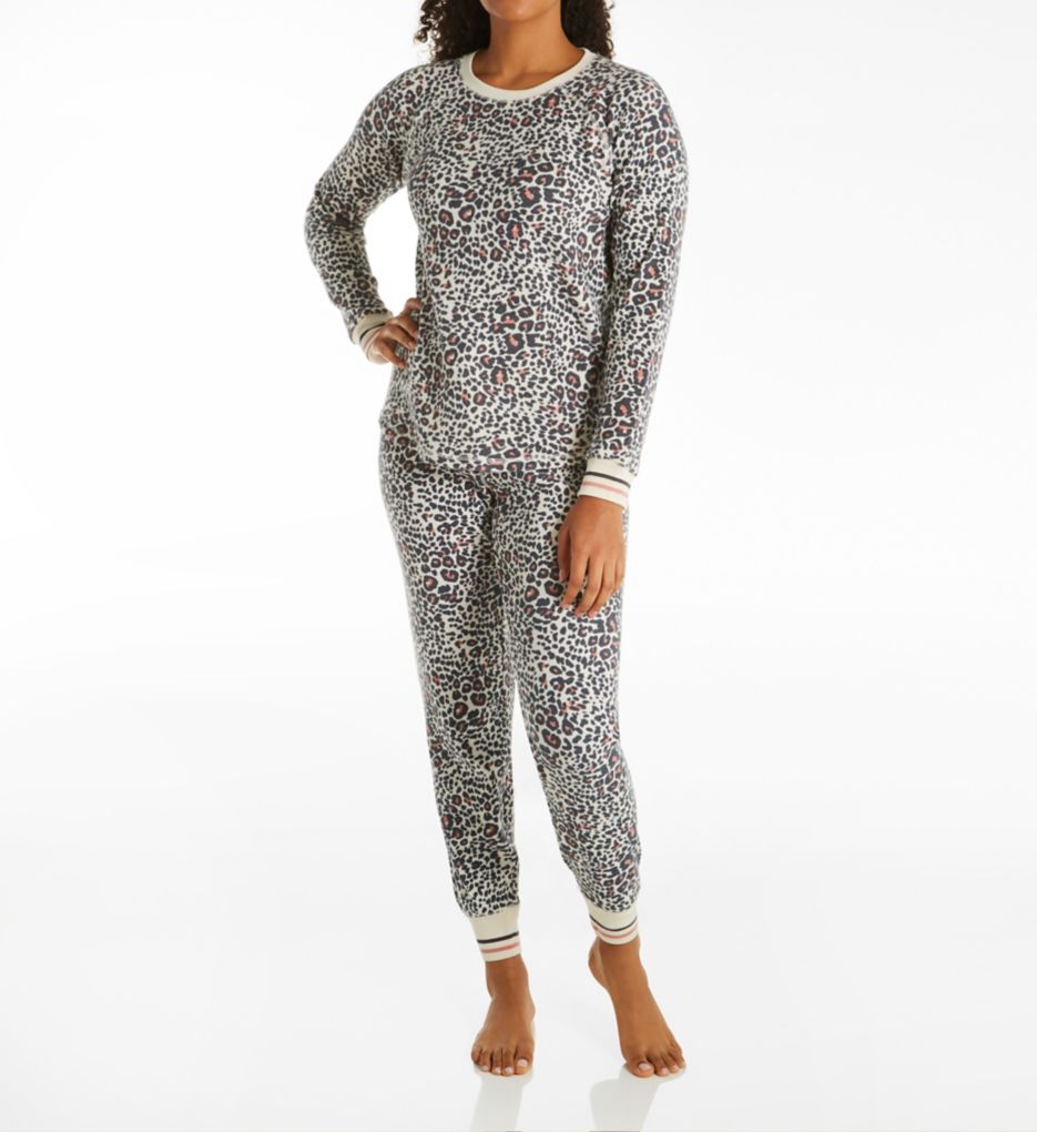 Brushed Thermal Leopard Long Sleeve Top-cs1
