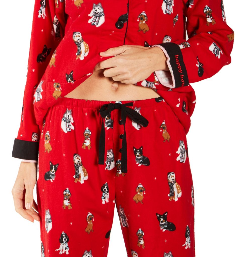 Happy Holidays Flannel PJ Set-cs3