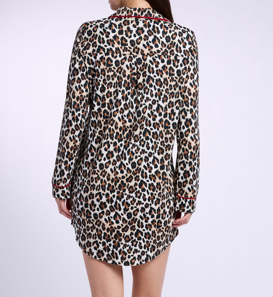 PJ Salvage Holiday Dreams Button Front Sleepshirt RVHDNS - Image 2