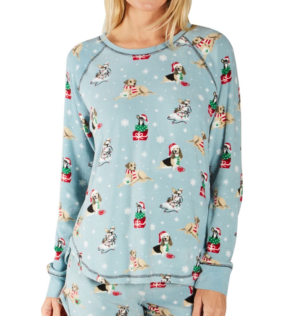 Holiday Dogs Peachy Top-fs