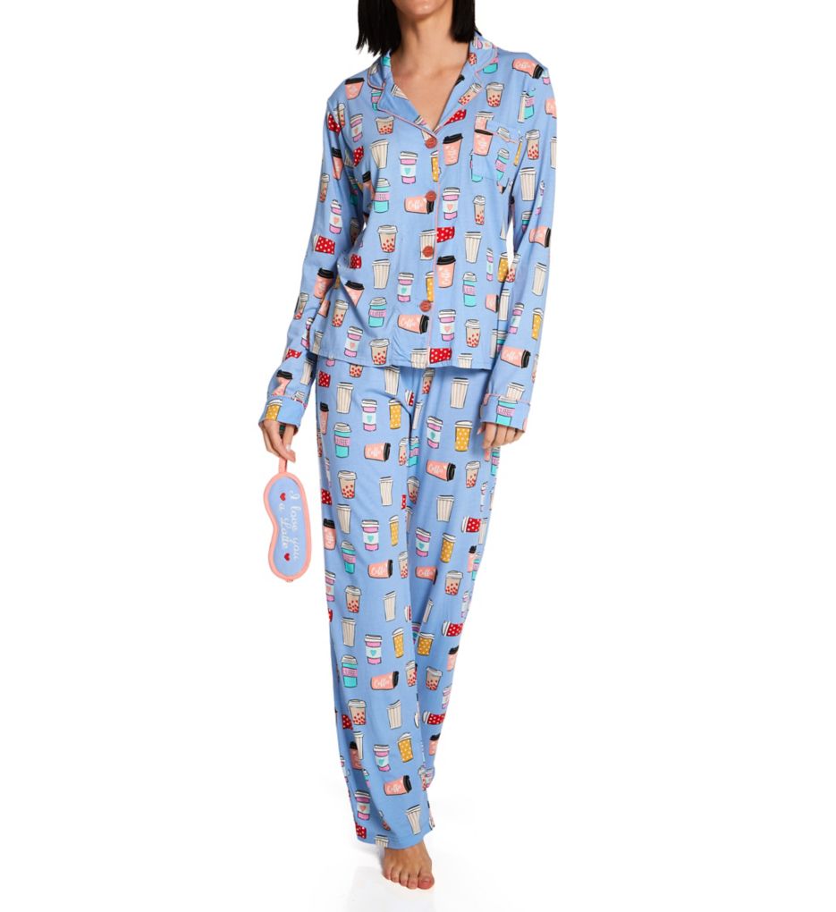 Playful Prints I Love You a Latte PJ Set-gs