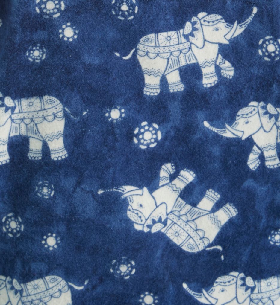 Fantastic Flannel Blue Elephant Pajama Set-cs2