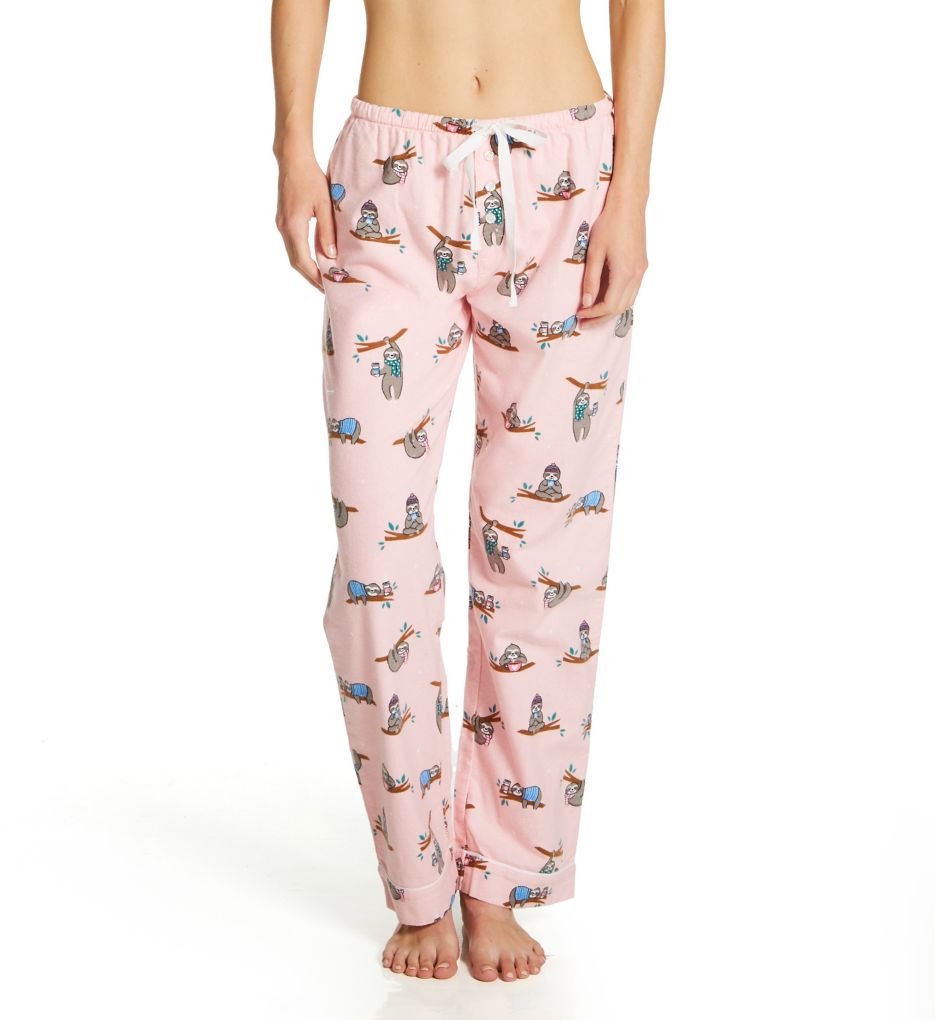 Don't Hurry Be Happy Flannel PJ Pant-fs