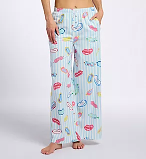 Front view of Vacation Mode Flannel PJ Pant
