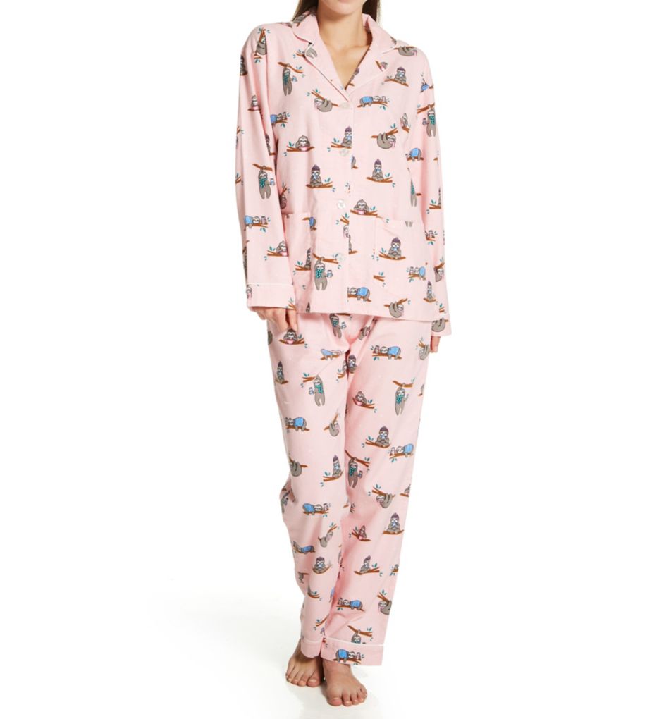 Don't Hurry Be Happy Flannel PJ Set-fs