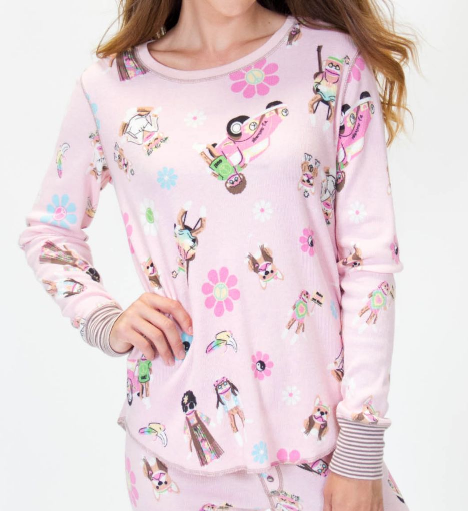 Hippie Monkey Thermal Long Sleeve Top