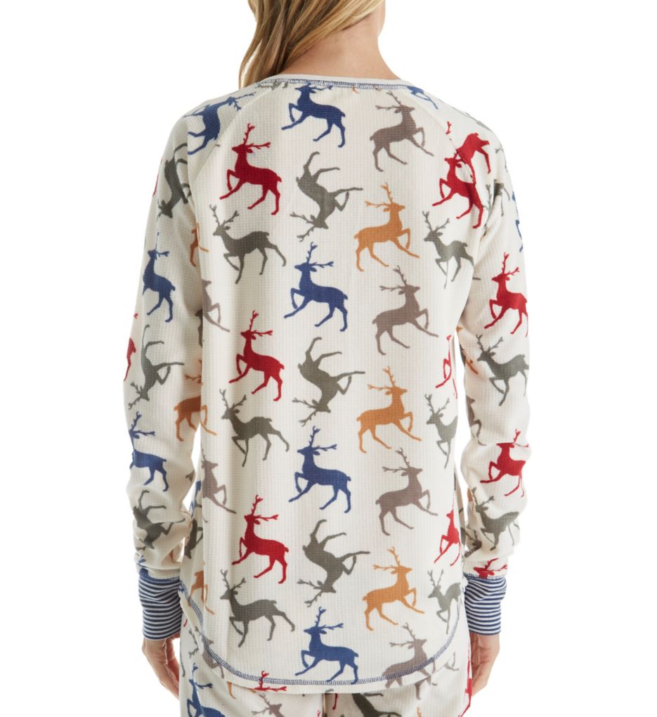 Oh Deer Me Velour Thermal Top