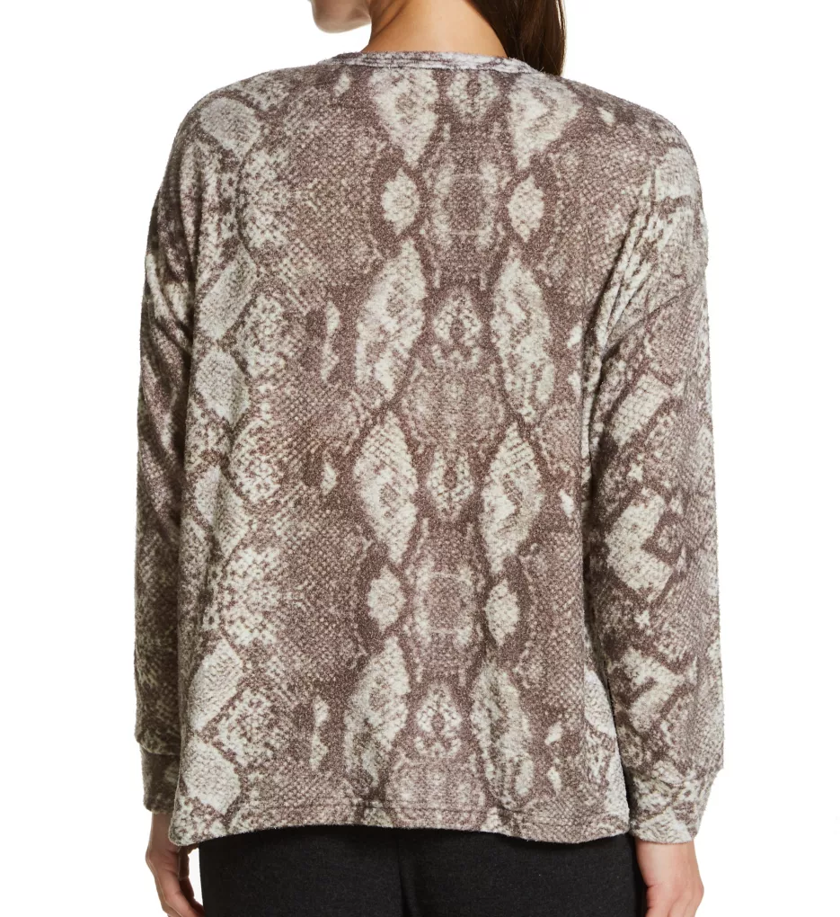 PJ Salvage Snake Bite Feather Knit Top RZSBLS - Image 2