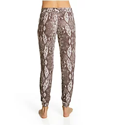 Snake Bite Feather Knit Jogger Cocoa L