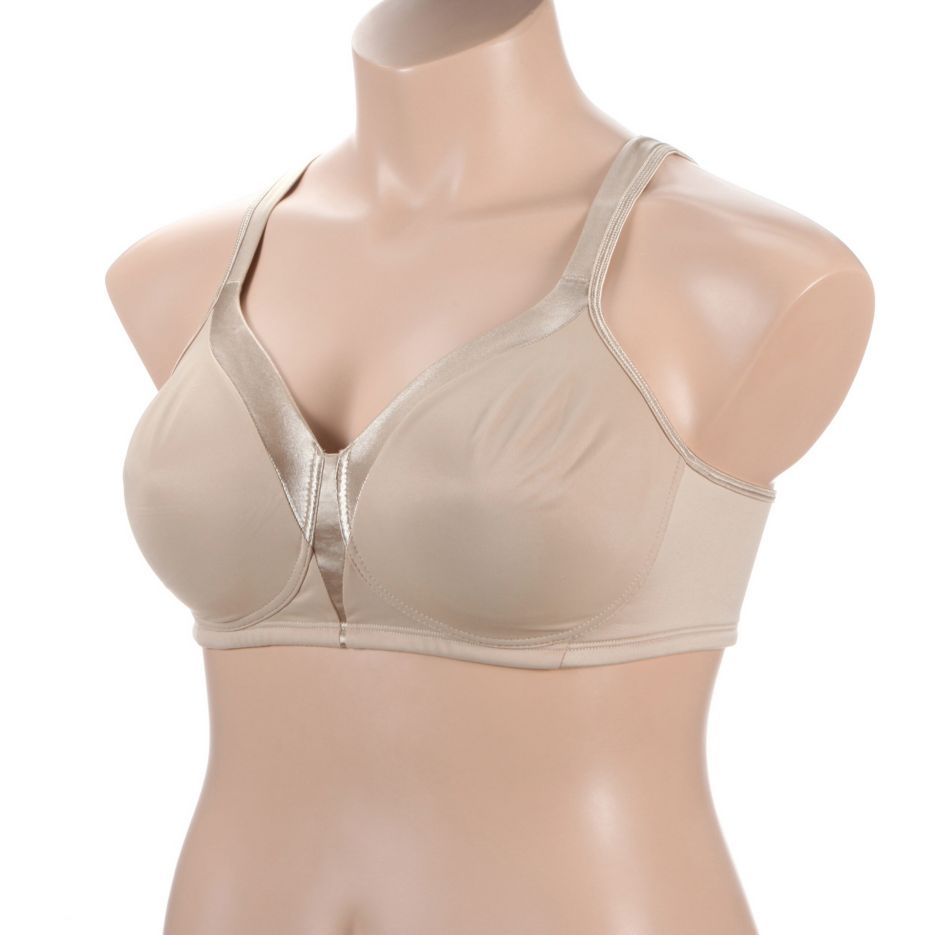 18 Hour Silky Soft Smoothing Wirefree Bra White 46DDD