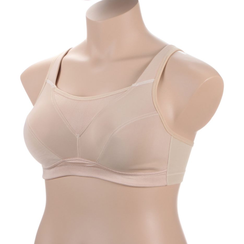 Women's Playtex US4221 Bounce Control Wire Free Sports Bra (Coolest Grey  Heather 44D)