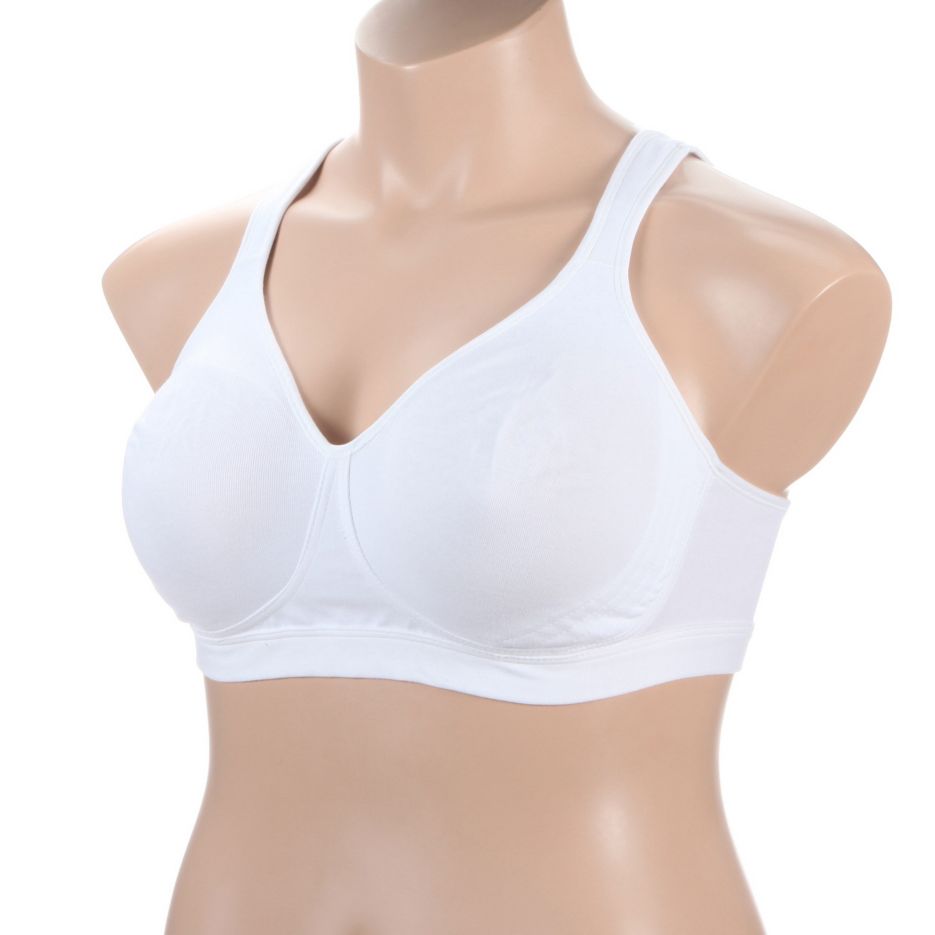 Women's Playtex US4699 18 Hour Bounce Control Wirefree Bra (Taupe 38DD) 