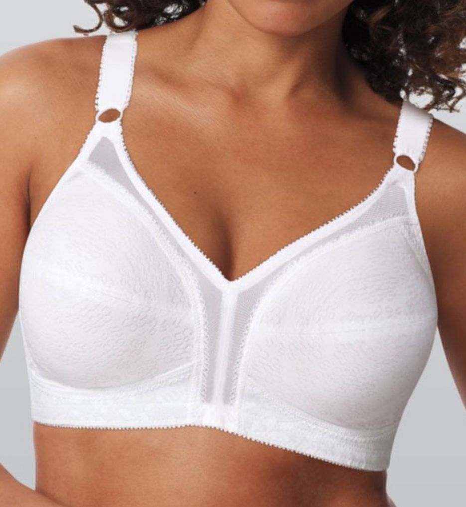 18 Hour Classic Soft-Cup Bra White 44DDD