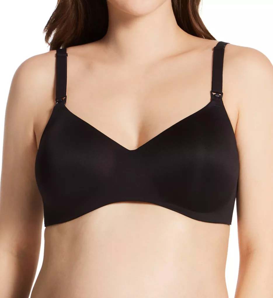 Women's Playtex US4699 18 Hour Bounce Control Wirefree Bra (Black 42D) 