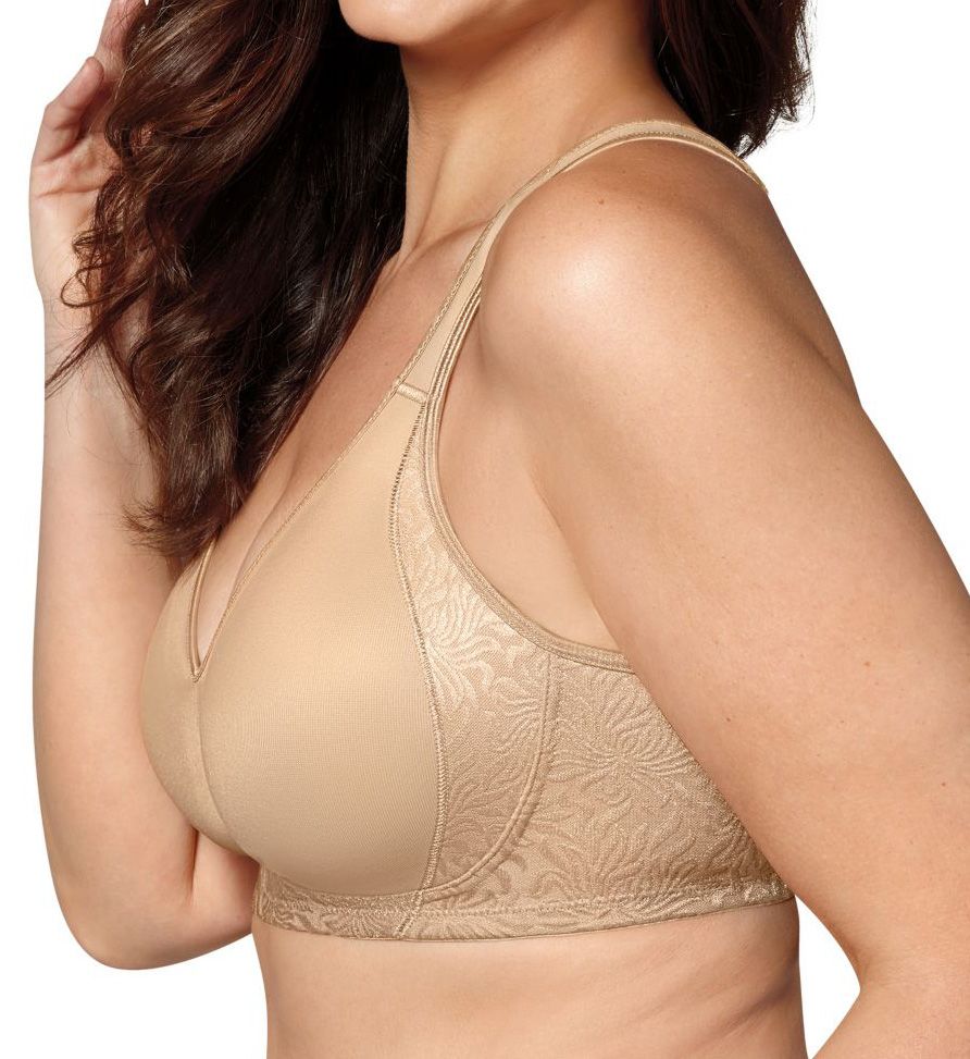 Playtex womens 18 Hour Ultimate Lift and Support Wire Free Bra, Black/Nude,  36B at  Women's Clothing store