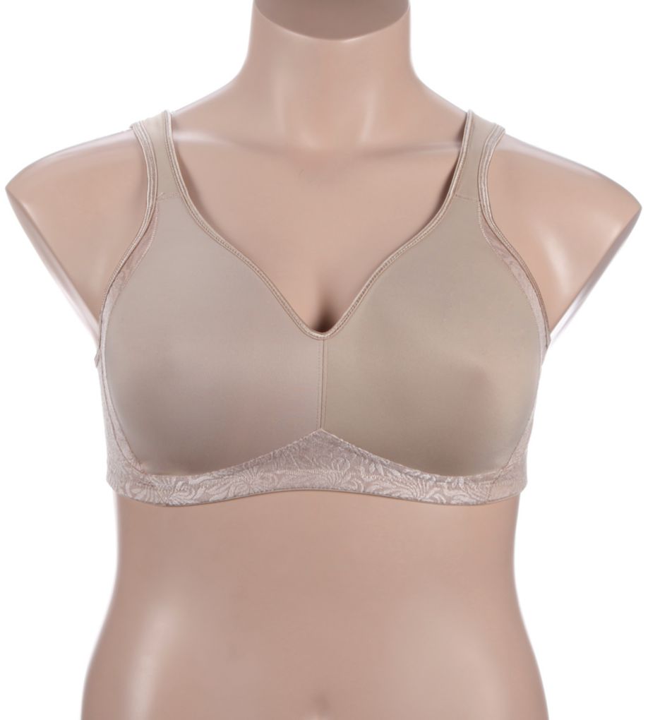 18 Hour Seamless Smoothing Wirefree Bra White 42D