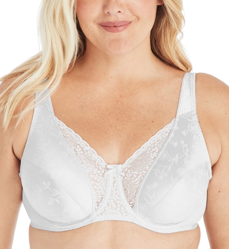 Playtex Floral Underwire Bra 4422 - Natural Beige Size 42c for sale online