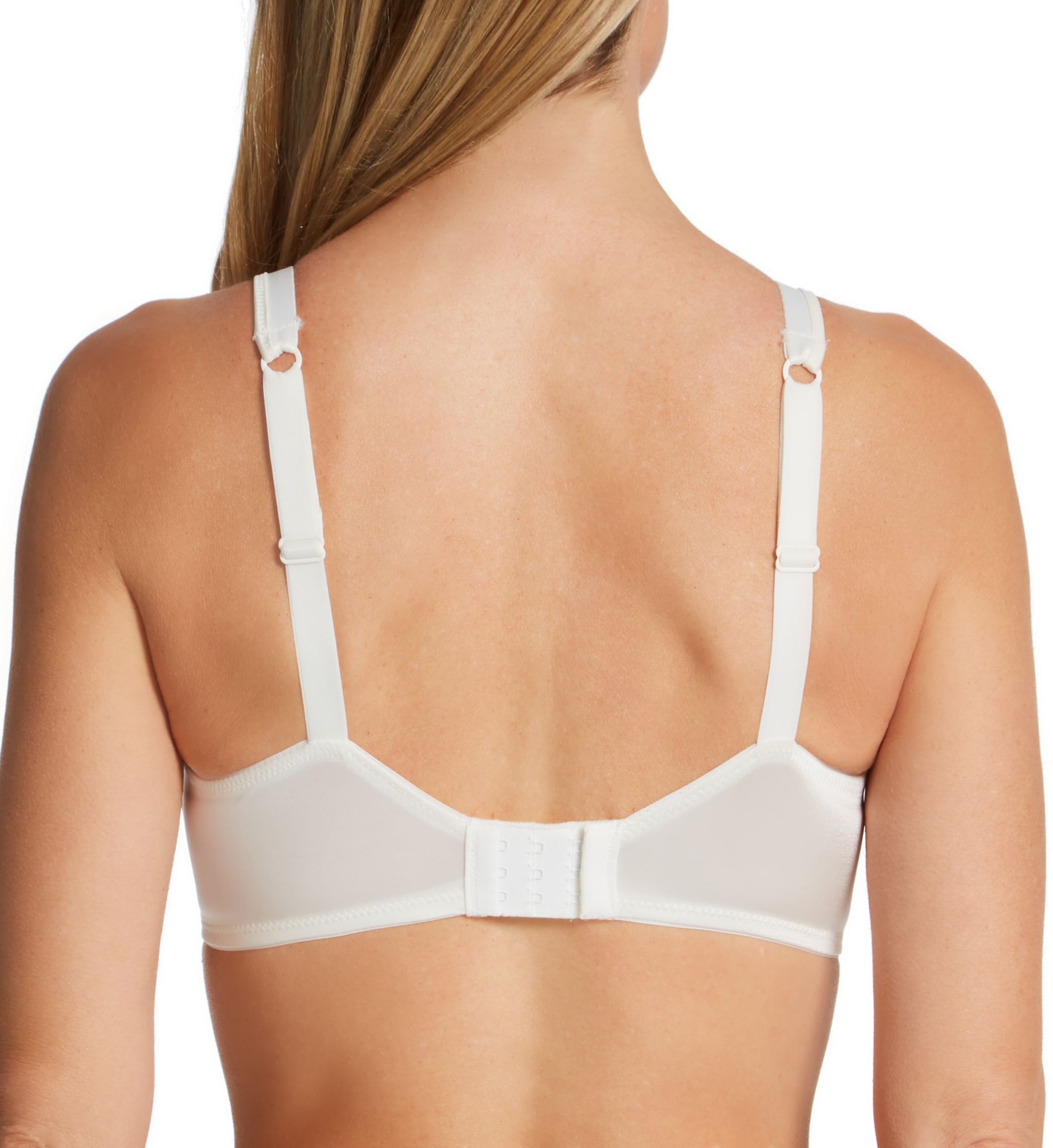 Playtex Secrets Side Smoothing Embroidered Underwire Bra Pearl/Warm Steel 38C  - Image 2