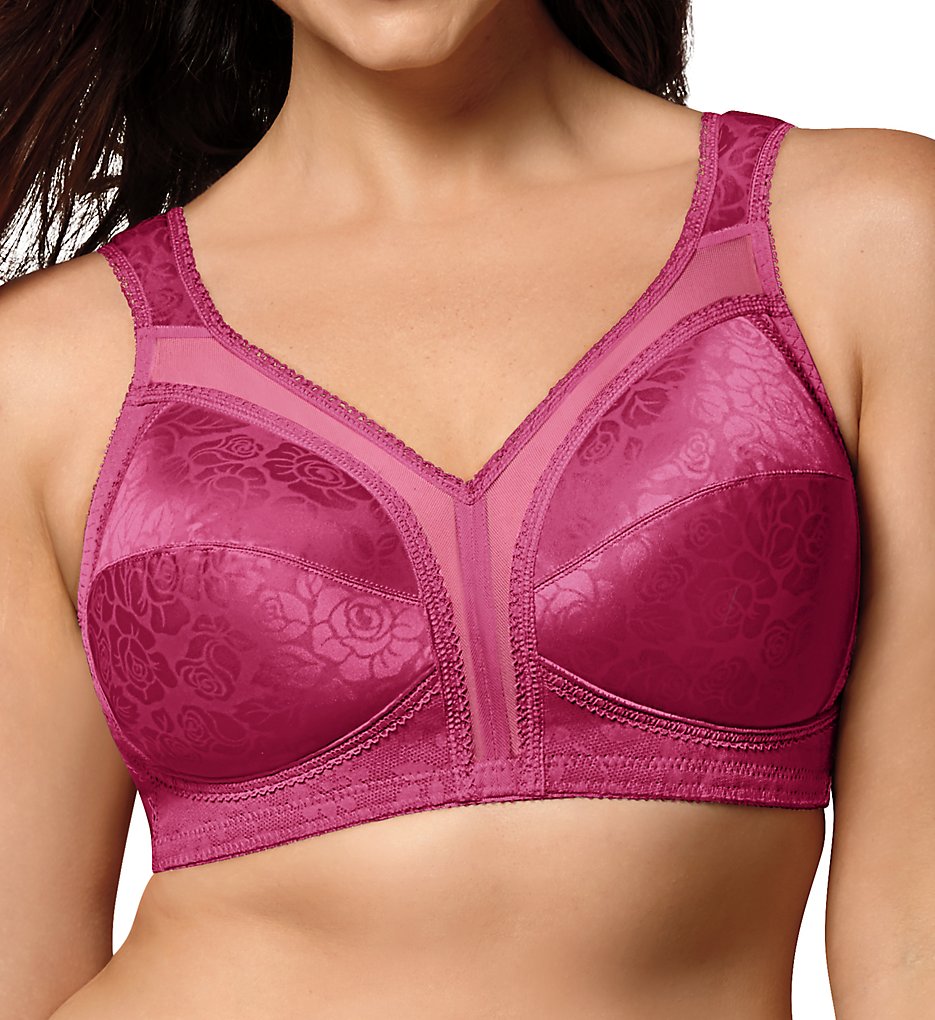 18 Hour Original Comfort Strap Wirefree Bra Basic Signature Berry 42D by  Playtex