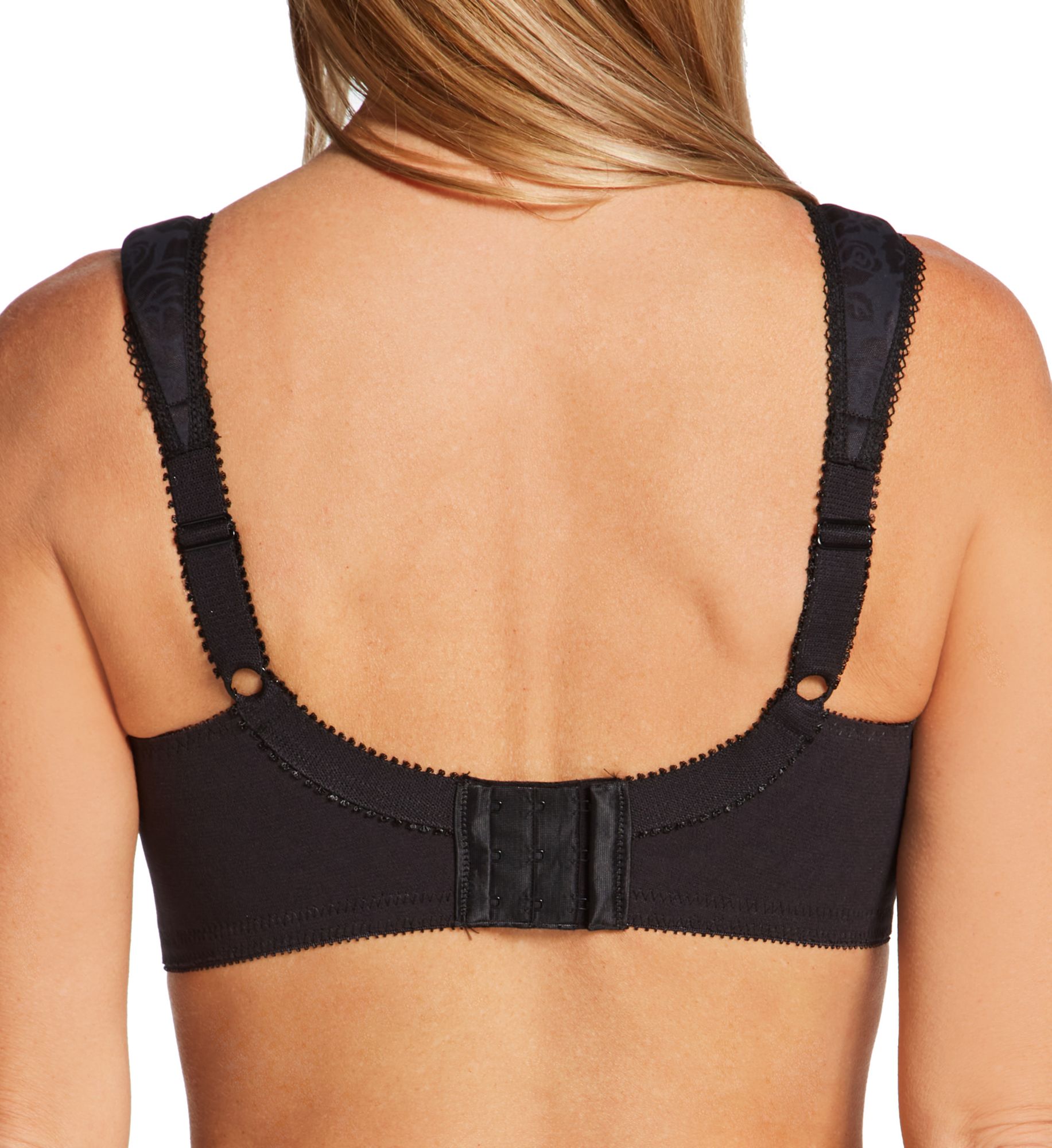 Playtex 18 Hour Original Comfort Strap Wirefree Bra Black 38DD  - Image 2