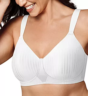Secrets Perfectly Smooth Wirefree Bra White Stripe 36B