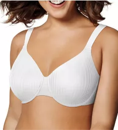 Secrets Perfectly Smooth Underwire Bra White Stripe 36B