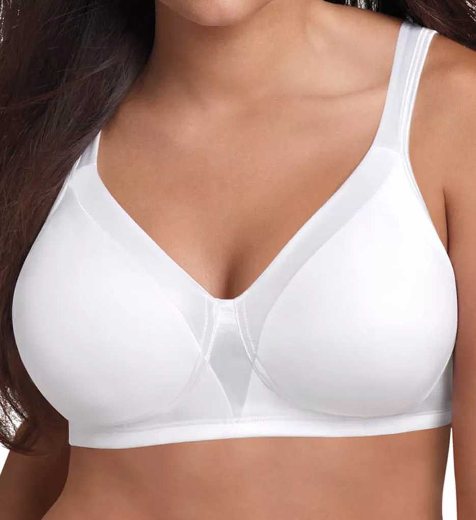 18 Hour Silky Soft Smoothing Wirefree Bra White 38B