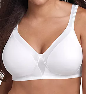 18 Hour Silky Soft Smoothing Wirefree Bra White 46B