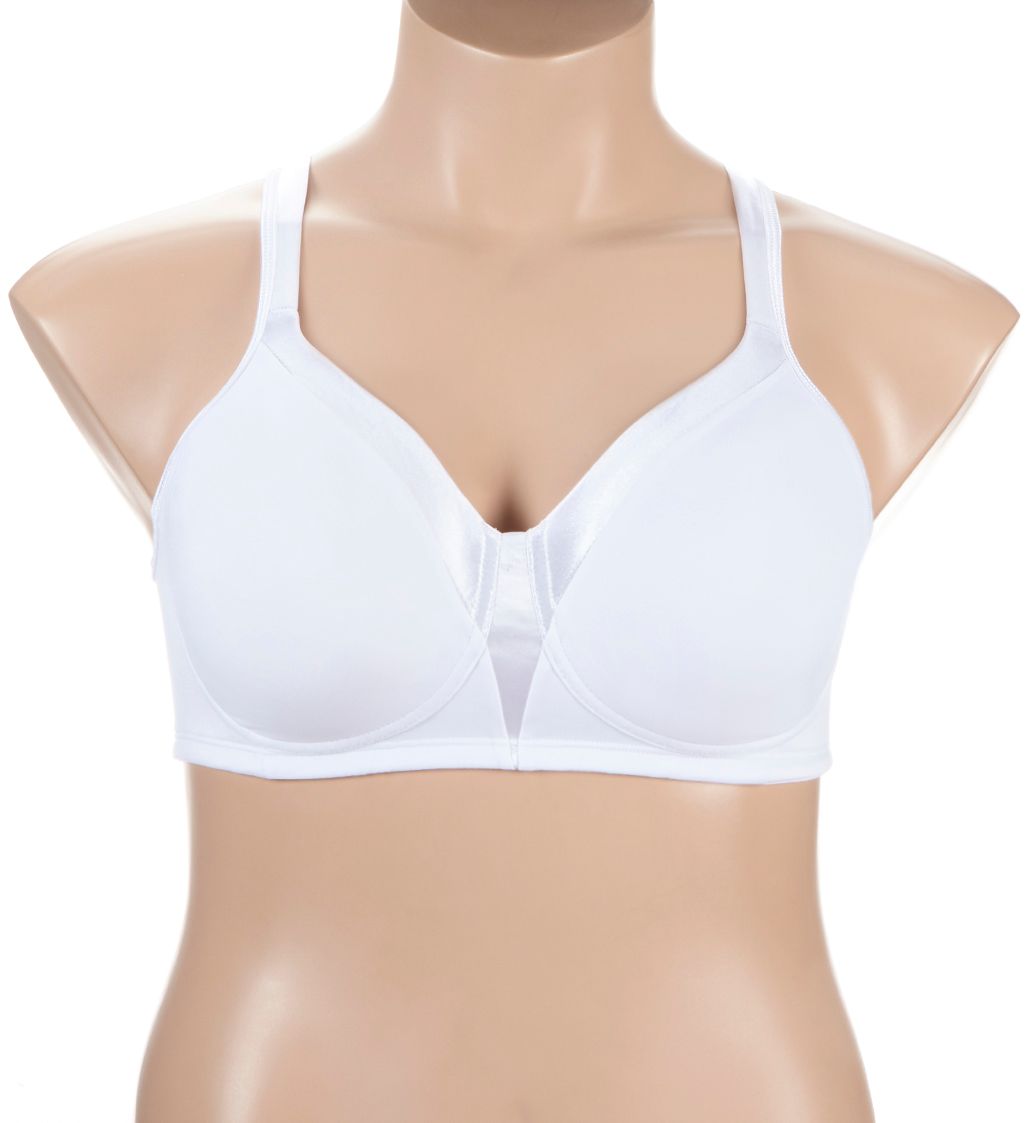 Playtex 18 Hour Silky Soft Smoothing Wirefree Bra White 46D  - Image 1